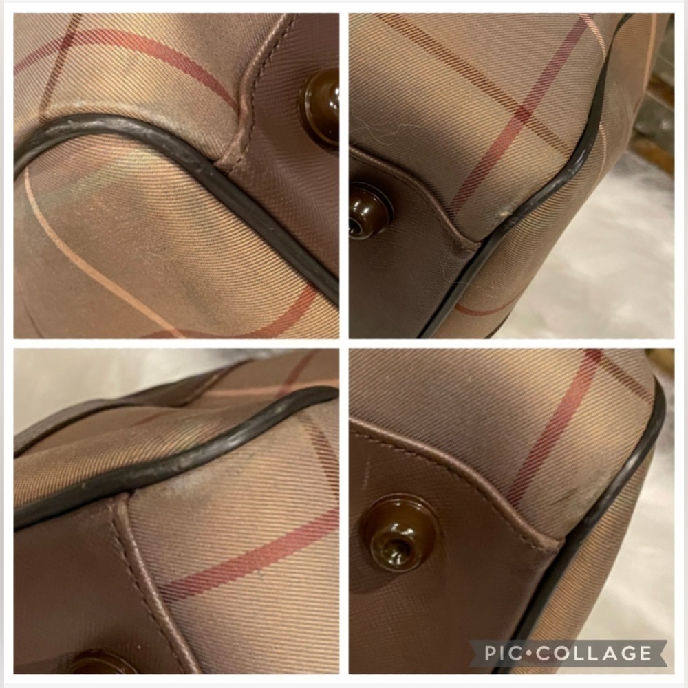 Vintage Burberrys Nova Check Travel Boston Bag - Picture 16 of 16